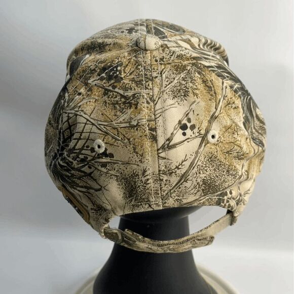 CED Cap Hat Adult Adjustable‎ Beige 100%Cotton Gam Guard Tree Cactus Nice - Picture 3 of 7